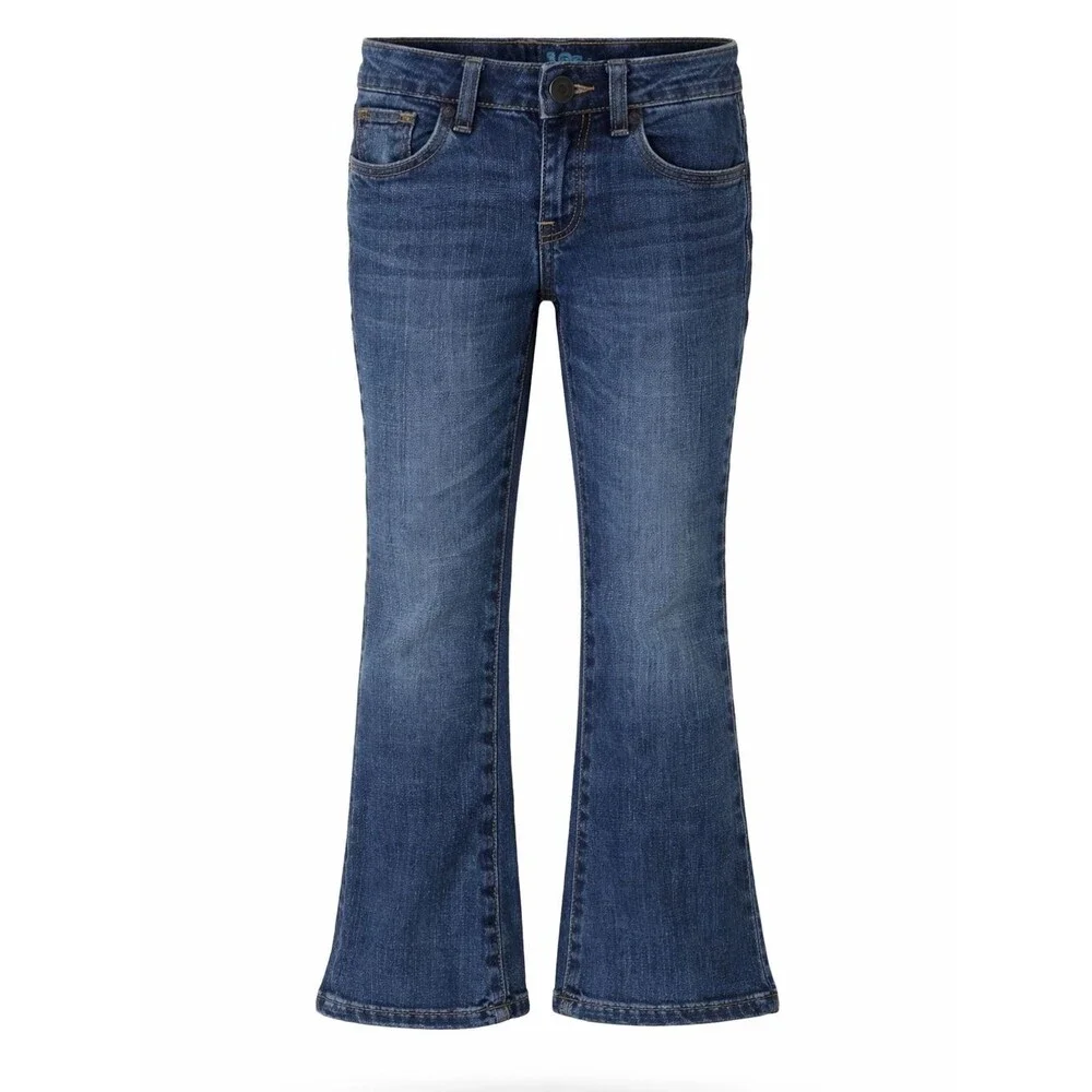 Gap Kids Denim Jeans Medium Wash Bootcut Back To School 100% Cotton Girls Size 7